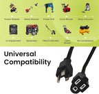Go Green Power Inc. (GG-14050BK) 12/3 SJTW Outdoor Extension Cord, Black, 50 ft