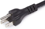 Amazon Basics Extension Cord, 13 Amps, 125V, 15 Foot, Black - Pack of 2