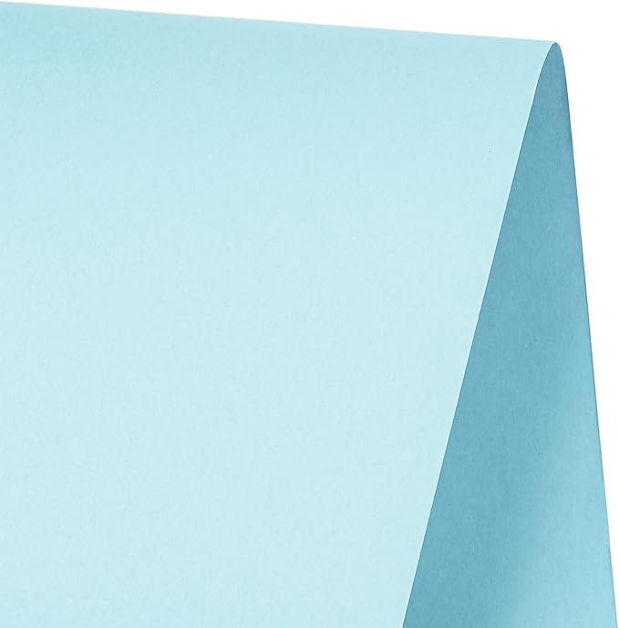RUSPEPA Light Blue Kraft Paper Roll - 12 inches x 100 feet - Natural Recyclable Paper Perfect for Easter Crafts, Art, Small Wrapping, Packing, Postal, Shipping, Dunnage & Parcel