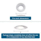 XHF 1-1/2 Inch 3:1 Waterproof White Heat Shrink Tubing 4 Ft Marine Grade Wire Cable Adhesive Lined Tube Insulation Seal Against Moisture Corrosion and Air Leakage