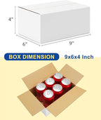 40-Pack-Small-Shipping-Boxes-9x6x4, Corrugated-Cardboard-Boxes-for-Packaging-Small-Business, White-Boxes-Mailers