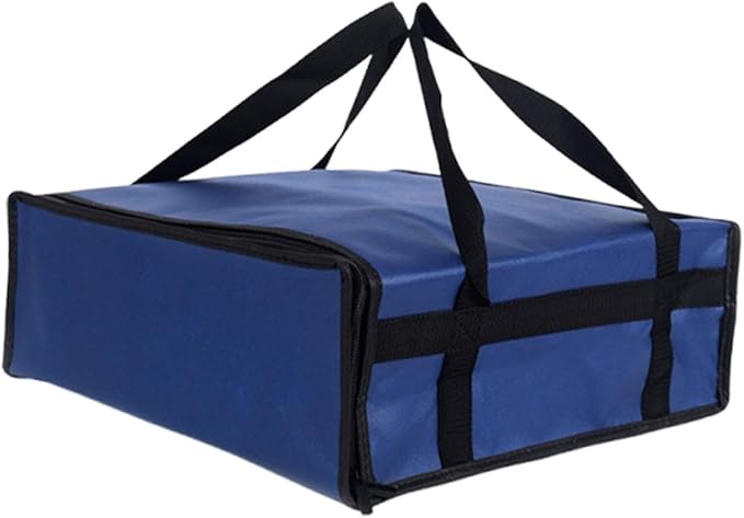 Insulated Pizza Delivery Bag for Hot and Cold Food, Reusable Thermal Carrier for Commercial, Picnic, DoorDash, Uber Eats, Large Size- Medium