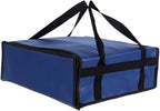 Insulated Pizza Delivery Bag for Hot and Cold Food, Reusable Thermal Carrier for Commercial, Picnic, DoorDash, Uber Eats, Large Size- Medium
