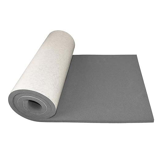 XCEL Marine Foam Roll with Self Adhesive – Gray, 72" x 17" x 1/4" Closed Cell Foam Rubber Water Resistant Padding Sheet – Home, Marine, Garage, Automobile, Crafts & Cosplay (Gray, 72" x 17" x 1/4")
