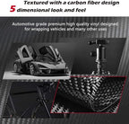 CloudBuyer Universal Car Door Edge Protector, Carbon Fiber 5D Gloss Black Vinyl Wrap Film with Anti-Collision Protection for Most Vehicles (33Ft x 2In, Black)