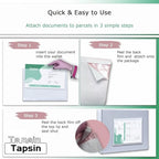 Packing List Pouches, Shipping Label Envelopes Clear Adhesive Top Loading Packing List (6" x 9" - 200 Pcs)