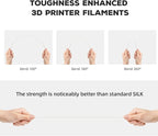 FLASHFORGE PLA Filament 1.75mm, 3D Printer Filament 1kg (2.2lbs) Spool, Dimensional Accuracy +/- 0.02mm, 3D Printing Filament Easy to Use and Fits for Most FDM 3D Printers (Natural)