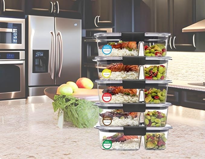 QSRProducts Removable Day Label - 1 inch - Peel Tab - Week (Mon-Sun) (7000 Stickers) - Food and Restaurant Day Dots - FIFO - Inventory Management Labels - Meal Prep Stickers - Gift Tags