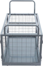 2000lbs Capacity 5-in-1 Heavy Duty Folding Platform Truck, Industrial Utility Cart with Removable Cage & 4 Casters, Hand Push Wagon for Warehouse, Garage, Retail Moving