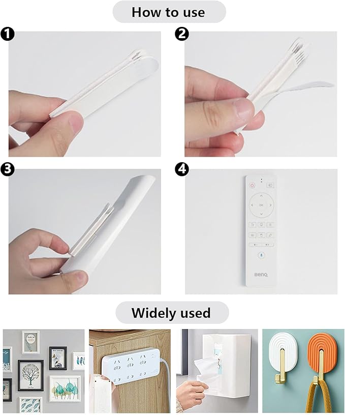 12 Pairs Picture Hanging Strips Heavy Duty, Picture Hangers Without Nails, Picture Hanging kit no Wall Damage Free No Nails Adhesive Strips