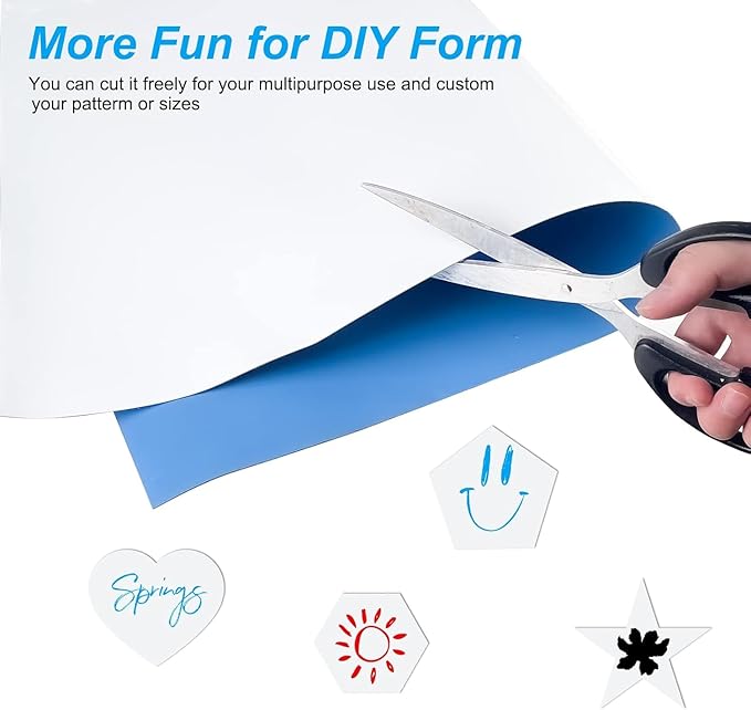 Magnetic Whiteboard Contact Paper, 47" x 94" Stick on Magnetic Dry Erase White Board Sticker on Wall, Easy to Write for Drawing, School, Office, Kitchen Fridge