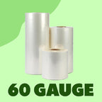 The Boxery Shrink Wrap Film 18" x 52500” (4375’) Heat Wrap POF Centerfold - Polyolefin 60 Gauge - Warehouse Grade Heat Shrinkable Film for Packaging - Small Business, Toys, Books, and Much More.