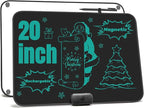 ROYALITA 20-Inch LCD Writing Tablet for Kids & Adults, Large Rechargeable Writing Board Doodle Board for Back to School, Birthday Gift, Built-in Magnets & Instant Erase Note Menu Board for Fridge