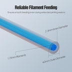 HANGLIFE PTFE Tube 2.5mm ID × 4mm OD | 16.4ft with Tubing Cutter | Compatible with Bambu Lab A1 Mini/A1/P1P/P1S/X1C/AMS/P1/X1 Series & Creality K1/K1 Max/Ender 3 V3 3D Printers - 1.75mm Filament