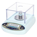 Lab Scale 500g*0.001g,High Precision Accurate Analytical Balance with Windshield,Lab Scale Electronic Scientific Scale Digital Precision Weighing Scale Jewelry Scales(with 200g Calibration Weight)