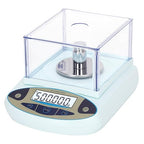 Lab Scale 500g*0.001g,High Precision Accurate Analytical Balance with Windshield,Lab Scale Electronic Scientific Scale Digital Precision Weighing Scale Jewelry Scales(with 200g Calibration Weight)