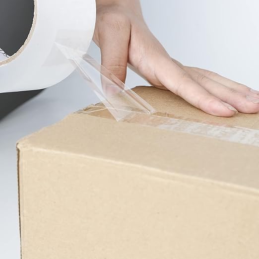 COSIMIXO Heavy Duty Packing Tape 2.7mil x 3.0" x 60 Yards, 6 Rolls,Industrial 3" Core, Clear, Great for Packing, Shipping & Moving