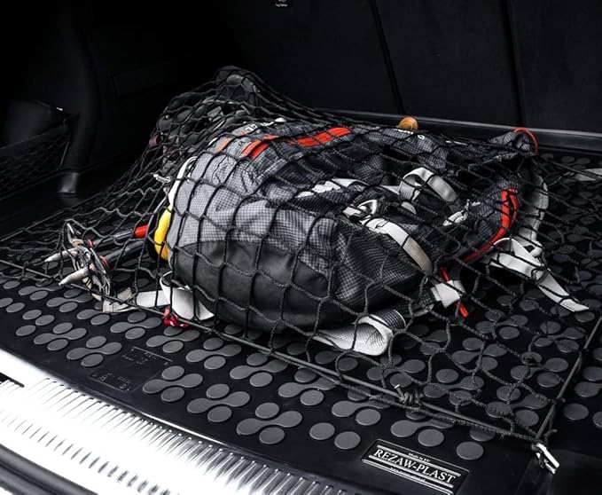 REZAW-PLAST Cargo Mat for Mercedes-Benz GLE Coupe 2020–2026 | Custom Fit Rubber Floor Liner, All-Weather, Waterproof, Durable, Tailored Fit, Anti-Slip, Easy Clean, Black