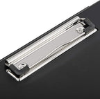 ZCZN Plastic A4 Form Storage Box Case, Clipboard Case, Bulk clipboard Set Suitable for School,Utility,Industrial Office, Medical Personnel,Black,24 Pack