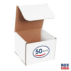 Box USA BM886 8"L x 8"W x 6"H, White (Pack of 50)