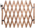 43-inch Wide 18-inch Tall Dog Gate Wood Pet Gate for House Doorway Stairs Patio Yard Puppy Foldable Fence Fences for Dogs Indoor