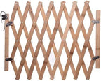 43-inch Wide 18-inch Tall Dog Gate Wood Pet Gate for House Doorway Stairs Patio Yard Puppy Foldable Fence Fences for Dogs Indoor