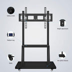 Mobile TV Cart,JYXOIHUB, Rooling TV Stand with Wheels for 60 to 100 Inch LCD LED OLED Plasma Flat Panel Screens up to 330lbs AVA1500-60-1P (Black)