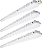 JTT 8FT LED Vapor Tight Light 120/100/80W Tunable, 18000lm LED Vapor Proof Lighting Fixture IP66, 5000K/4000K/3000K Outdoor Shop Light Waterproof for Parking Garage Car Wash Warehouse ETL Listed