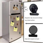 Strong Magnetic Clips, 20 Pack, 1.57 Inch, 40 mm, Black, Refrigerator Magnet Clips, Large Clip Magnets, Office Supplies, Photo Displays