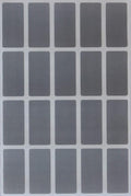 Royal Green Sticker Tags for Kids - Grey Rectangle Labels 1.57 inch x 0.75 inch - Color Coding Stickers (40mm x 19 mm) - 300 Pack