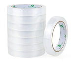 BOMEI PACK 8Rolls Clear Tape Refills for Dispenser, Transparent Gift Wrap Tape 3inch Core for Home, Office, 3/4inch x 60yds