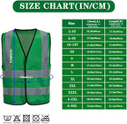 AYKRM 12 colour High visibility viz vest hi vis viz reflective work construction safety vest (XS-8XL)