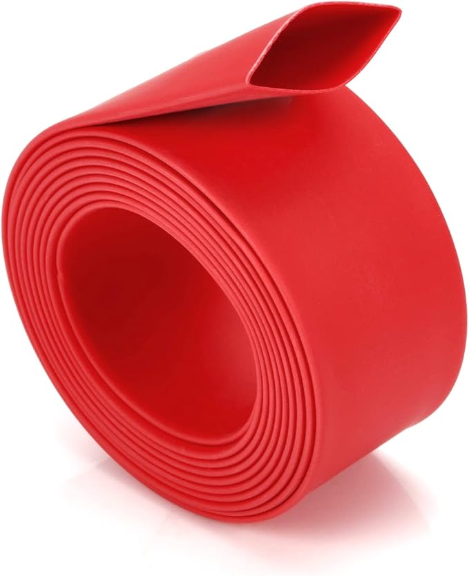 Chanzon 2:1 Ratio 1/2" (12mm) Heat Shrink Tubing 3.3Ft Roll (1M Total Length) Red Polyolefin Sleeving Wrap Shrinking 2 to 1 1pcs