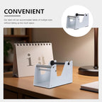 NUOBESTY Printer Label Dispenser Manual Sticker Roll Holder - Shipping Label Organizer Stand - Roll Dispenser Rack for Classroom Business Home