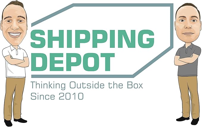 Secure Seal - 6x6x4 Pack of 100 Corrugated Cardboard Packing Shipping Mailing Moving Carton Boxes