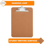Clipboards, HERKKA 15 Pack Hardboard Office Clipboards Butterfly Clipboards Standard A4 Letter Size, ECO Friendly