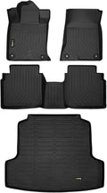 HAFIDI® Floor Mats & Cargo Liner Set Fit for 2019-2024 2025 Nissan Altima All Weather Protection TPE Anti-Slip Car Full Set Floor Liners Custom Accessories - Black