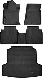 HAFIDI® Floor Mats & Cargo Liner Set Fit for 2019-2024 2025 Nissan Altima All Weather Protection TPE Anti-Slip Car Full Set Floor Liners Custom Accessories - Black