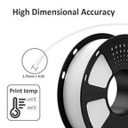 GEEETECH 6KG 3D Printer Filament Bundle - White PLA Filament 1.75mm ±0.02mm (6 Spools, 1KG Each) - High Precision, Low Warping, 3D Printing Filament Fits Most FDM 3D Printers