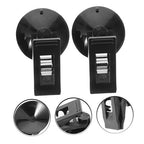 Mikinona 1 Pair Car Suction Cup Clamp Car Mounted Clamp Car Accessory Car Supply Car Note Pad Holder Memo Windscreen Holder Parking Permit Holder Suction Car Clamp Cars Glasses Car Clip PVC