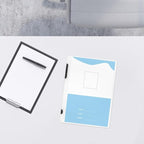 Portable Plastic File Storage Box Organizer Project Case for Documents and Papers Stackable Document Holder Suitable for Office Home and Travel Use