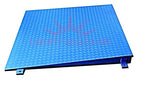 Liberty Industrial 48" x 48” Floor Scale, Accurate Digital Pallet Scales with a Ramp for Warehouse or Shipping Weighing, 5000 lbs x 1 lb