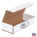 Box USA BMIBM250 7 1/2"L x 3 1/4"W x 1 3/4"H, White (Pack of 50)
