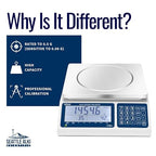 Seattle Alki Scientific Counting Scale | 30 kg x 0.5 g | Industrial Counting Scale for Small Parts | USA Company | Units: g, lbs, oz, kg (30 kg x 0.5 g)