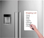 Small Magnetic Dry Erase Board Sheet for Fridge, 6"x8" Erasable Refrigerator WhiteBoard for Kitchen, Mini White Board Planner, Include 1 Markers