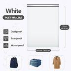 Large Poly Mailers 14.5x19 Inch 100PCS, 5 Layer Waterproof Self-Seal Shipping Bags for Clothes,Mailing,Books,Package, Strong Adhesive Tear-proof Mailers Bags Poly Envelopes for Small Business