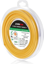 Chanzon 3:1 Ratio 3/32" (2.4mm) Heat Shrink Tubing - Marine Grade Waterproof Adhesive Lined - 8Ft Roll (2.5M Total Length) Yellow Polyolefin Sleeving Wrap Shrinking 3 to 1 Ratio 1pcs