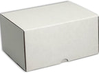 8x6x4 inches Small Shipping Boxes Set of 25 - White Mailer Corrugated Cardboard Boxes for Shipping Packaging Mailing Products