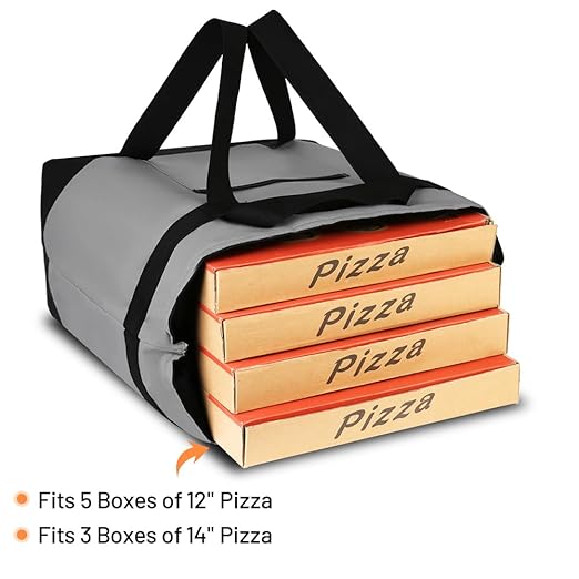 Insulated Reusable Tote Bag for Grocery Shopping for Women/Men, Pizza/Food Delivery Bag to Keep Food Cold/Hot for Uber Eats/Doordash/Grubub, Cooler Bags for Travel/Beach/Picnic, Cooler Bag,Grey