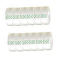 12 Pack Transparent Tape Clear Tape Refills Rolls Each Roll 3/4 x 1000 Inches, 1 inch Core, for Office, Home, School